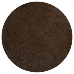 Ridgewell Dark Oak 5-piece Round Pedestal Dining Set - Ornate Home