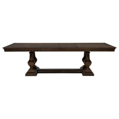 Ridgewell Dark Oak Rectangular Trestle Dining Table - Ornate Home