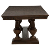 Ridgewell Dark Oak Rectangular Trestle Dining Table - Ornate Home