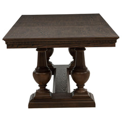 Ridgewell Dark Oak Rectangular Trestle Dining Table - Ornate Home