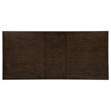 Ridgewell Dark Oak Rectangular Trestle Dining Table - Ornate Home