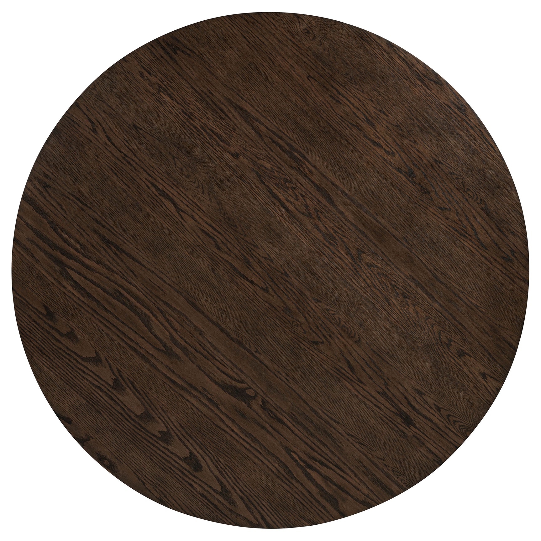 Ridgewell Dark Oak Round Pedestal Dining Table - Ornate Home