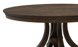 Ridgewell Dark Oak Round Pedestal Dining Table - Ornate Home