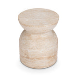 Ridgewood Capri Limestone Outdoor Accent Table - Ornate Home