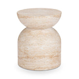 Ridgewood Capri Limestone Outdoor Accent Table - Ornate Home