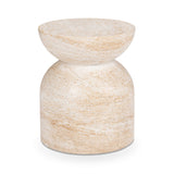 Ridgewood Capri Limestone Outdoor Accent Table - Ornate Home