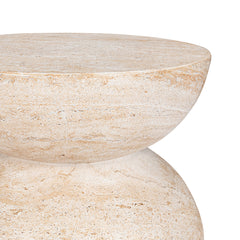 Ridgewood Capri Limestone Outdoor Accent Table - Ornate Home