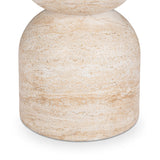 Ridgewood Capri Limestone Outdoor Accent Table - Ornate Home