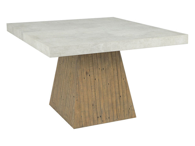 Ridley Natural/Antique White Square Dining Table - Ornate Home