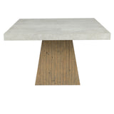 Ridley Natural/Antique White Square Dining Table - Ornate Home