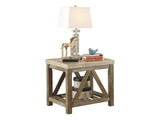 Ridley Weathered Natural End Table - Ornate Home