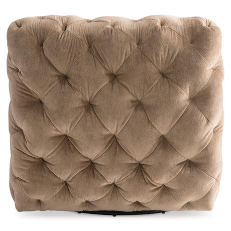 Rigby Brown Fabric Swivel Chair - Ornate Home