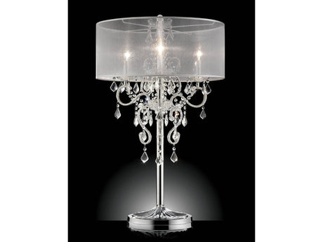 Rigel Silver Table Lamp - Ornate Home