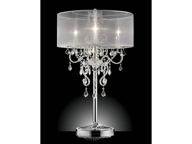 Rigel Silver Table Lamp - Ornate Home