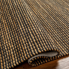 Riki Black Area Rug - Ornate Home