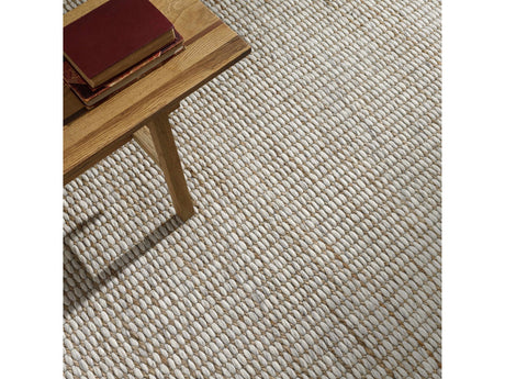 Riki Cream Jute-Wool Blend Rug - Ornate Home