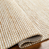 Riki Cream Jute-Wool Blend Rug - Ornate Home