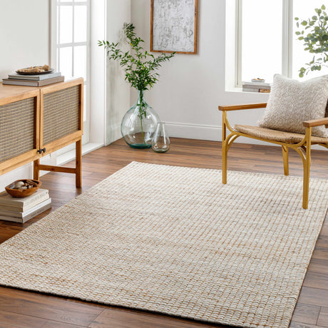 Riki Cream Jute-Wool Blend Rug - Ornate Home