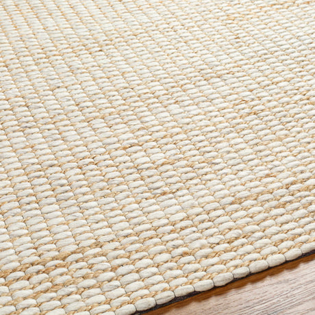 Riki Cream Jute-Wool Blend Rug - Ornate Home