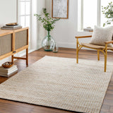Riki Cream Jute-Wool Blend Rug - Ornate Home