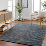 Riki Navy Area Rug - Ornate Home