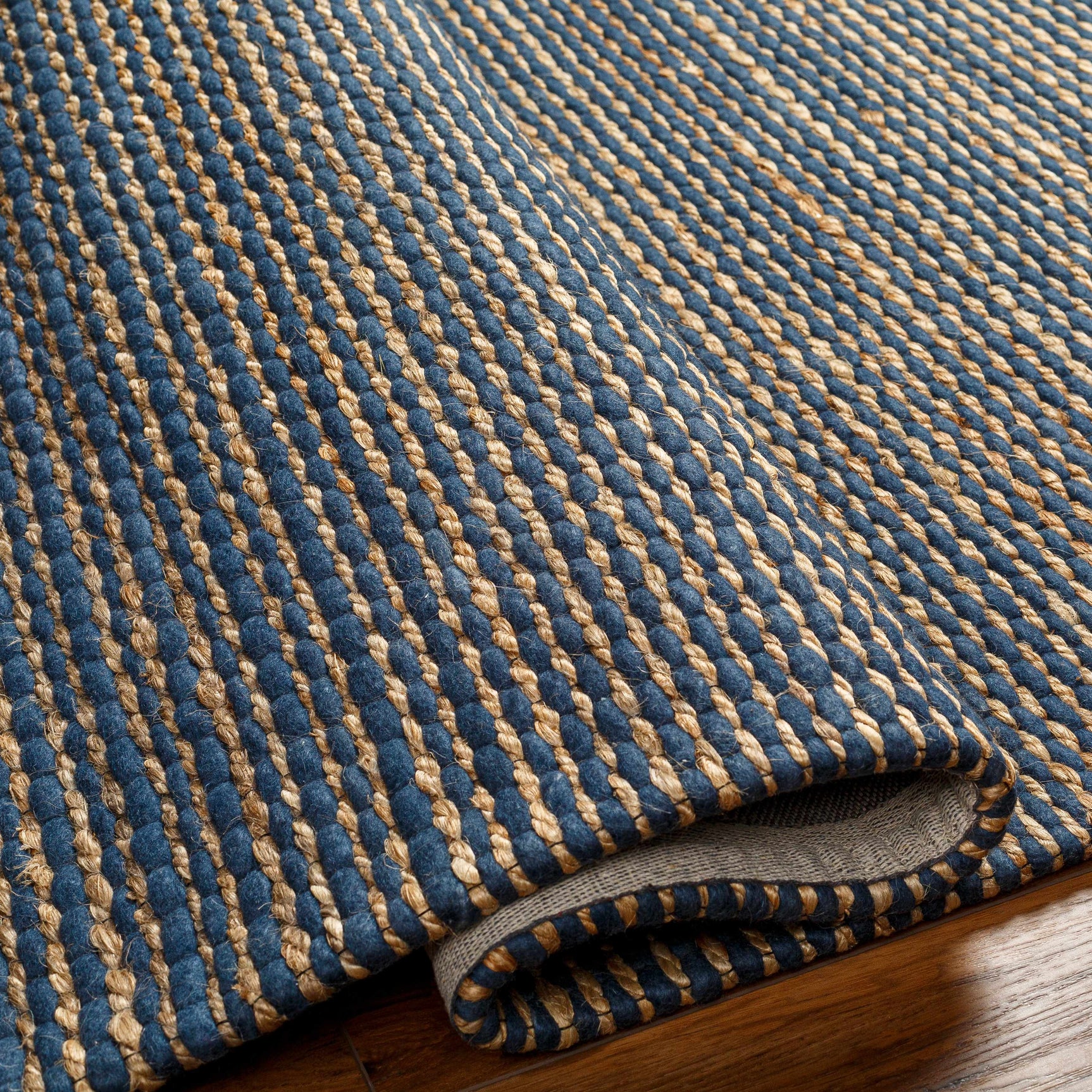 Riki Navy Area Rug - Ornate Home