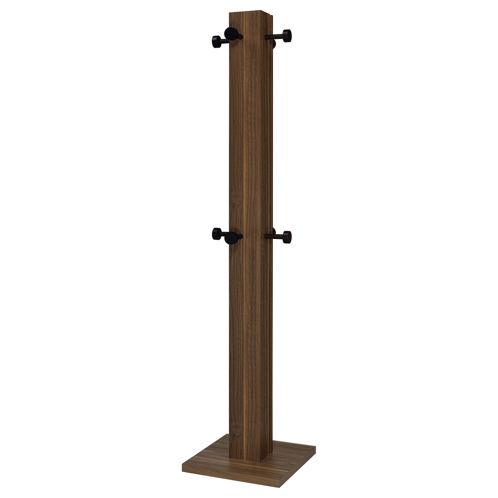 Rikkie Walnut Coat Rack - Ornate Home
