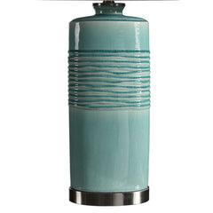 Rila Distressed Teal Table Lamp - Ornate Home