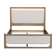 Riley Beige Queen Bed - Ornate Home