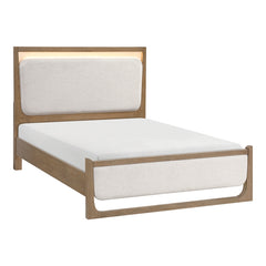 Riley Beige Queen Bed - Ornate Home