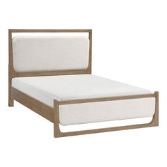 Riley Beige Queen Bed - Ornate Home