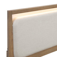 Riley Beige Queen Bed - Ornate Home