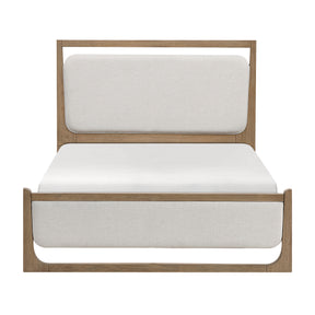 Riley Beige Queen Bed - Ornate Home