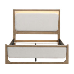 Riley Beige Queen Bed - Ornate Home