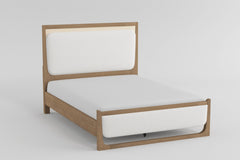Riley Beige Queen Bed - Ornate Home