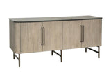 Riley Gray/Black Four-Door Sideboard - Ornate Home