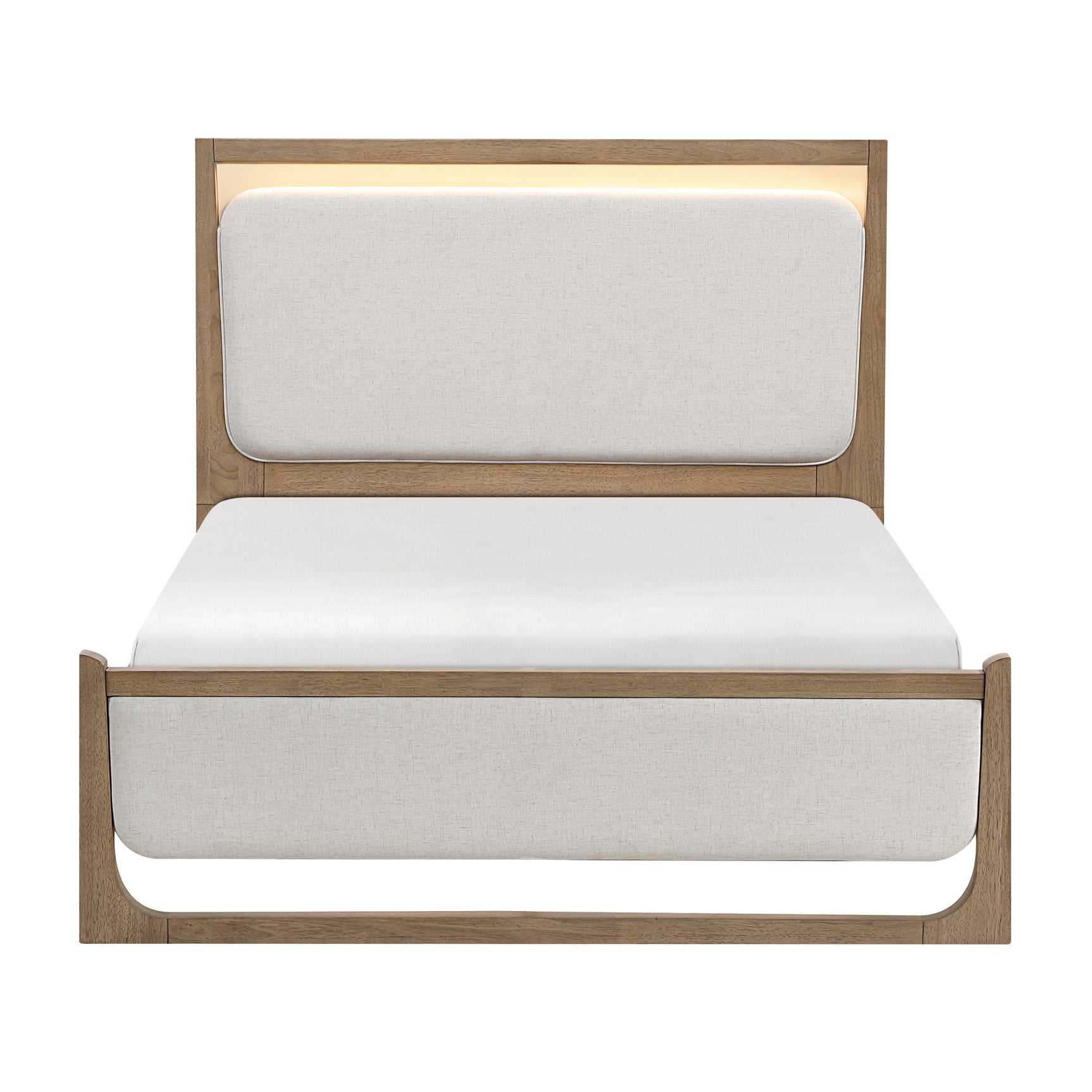 Riley Light Brown/Beige 4-Piece Queen Bedroom Set - Ornate Home