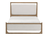 Riley Light Brown/Beige Eastern King Bed - Ornate Home