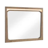 Riley Light Brown Mirror - Ornate Home