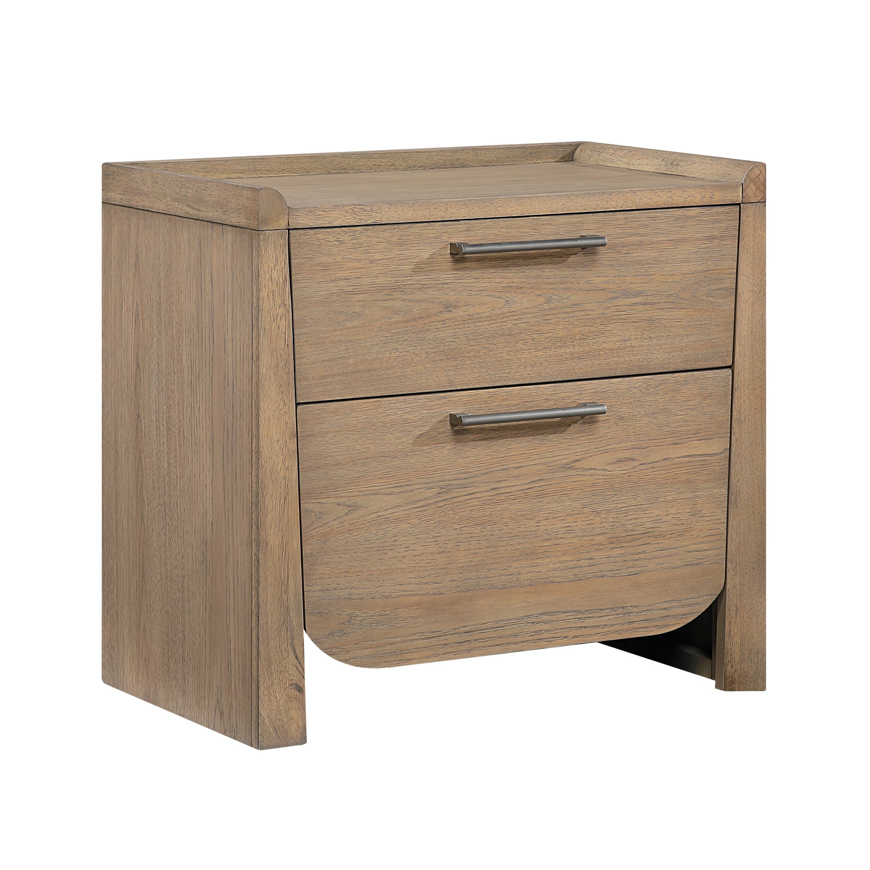 Riley Light Brown Nightstand - Ornate Home