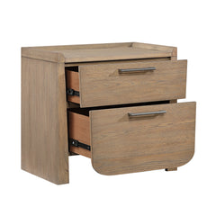 Riley Light Brown Nightstand - Ornate Home