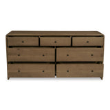 Riley Oak 7 Drawer Dresser - Ornate Home