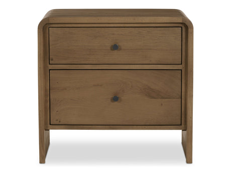 Riley Oak Nightstand - Ornate Home