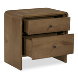 Riley Oak Nightstand - Ornate Home