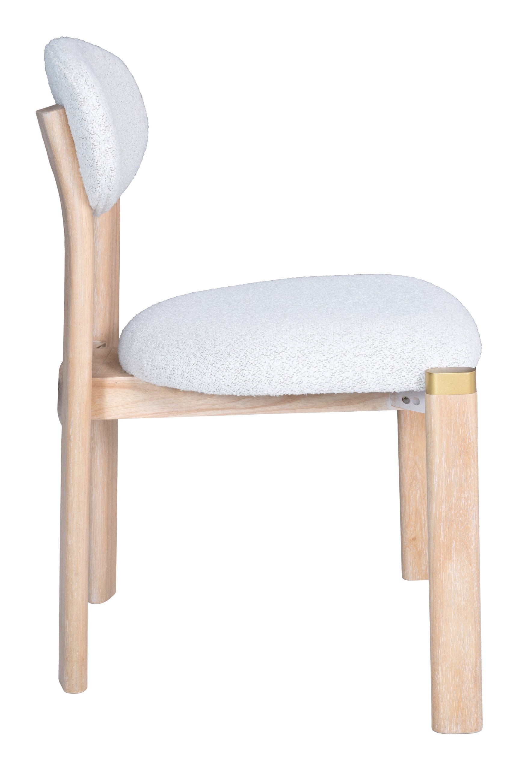 Rilou White & Natural Dining Chair (Set of 2) - Ornate Home