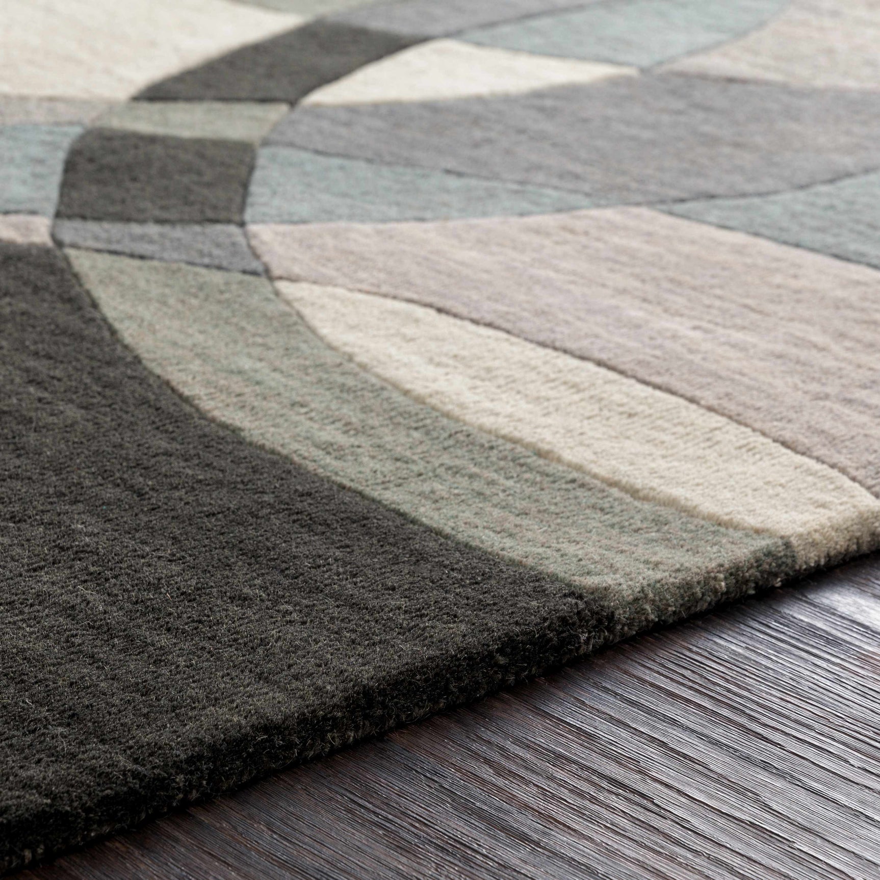 Rilton Gray Wool Carpet - Ornate Home