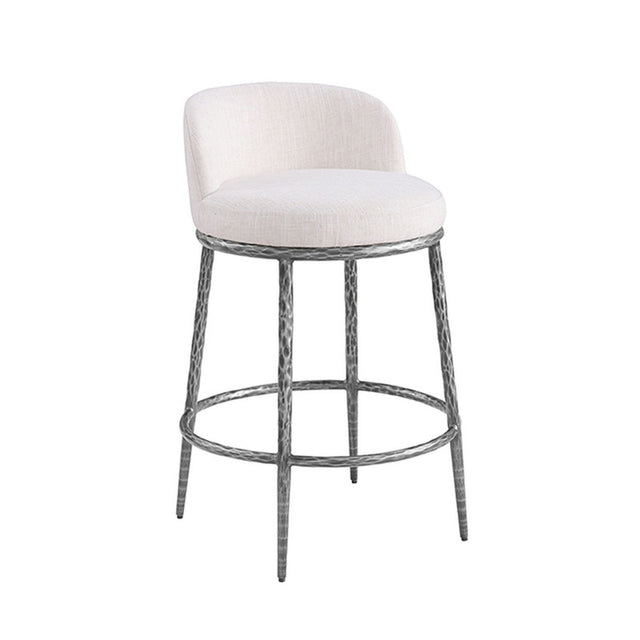 Rilva Gunmetal Counter Height Stool - Ornate Home