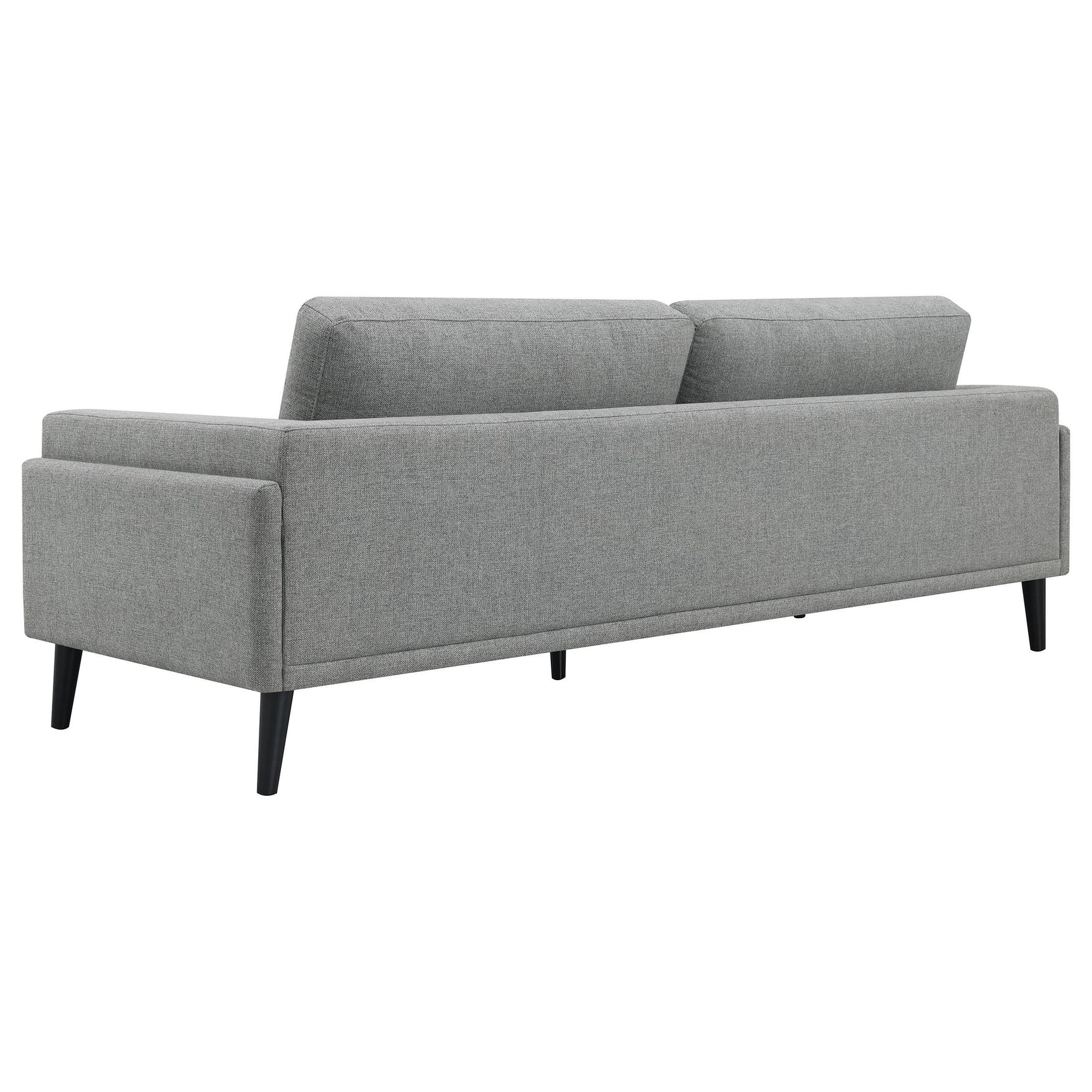 Rilynn Grey 3-piece Upholstered Track Arm Sofa Set - Ornate Home