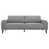 Rilynn Grey Upholstered Track Arm Sofa - Ornate Home