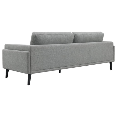 Rilynn Grey Upholstered Track Arm Sofa - Ornate Home